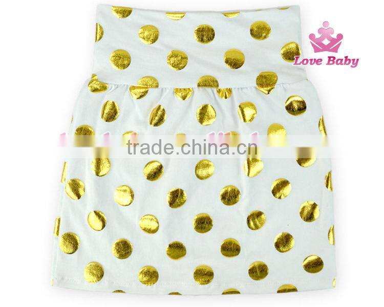 Wholesale latest sequin dot kids ruffles skirt colorful pettiskirts tutu for kids