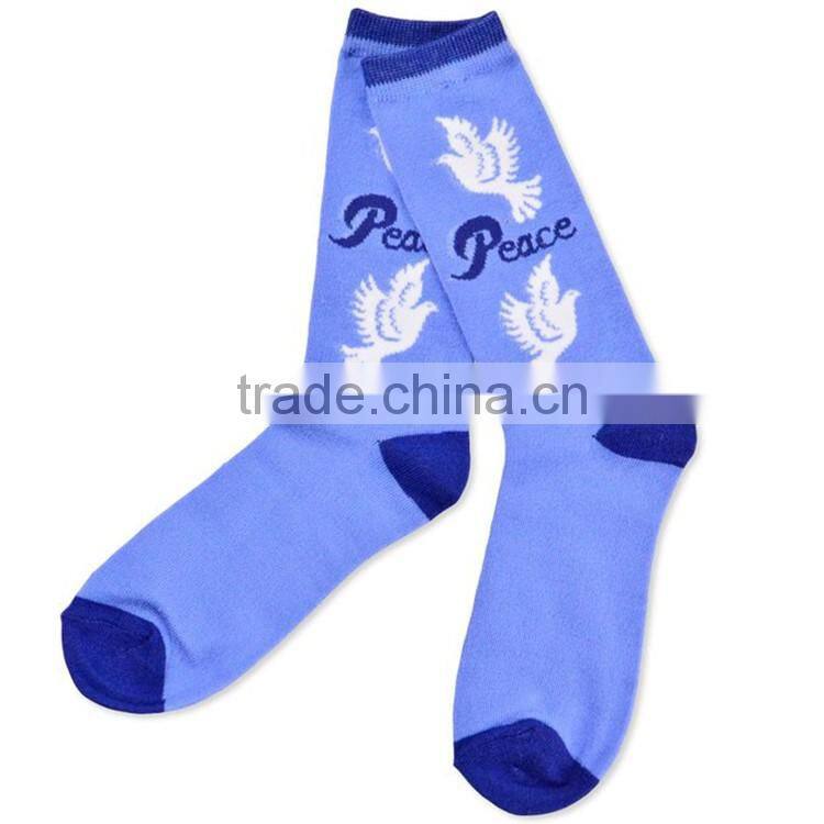 New model young girls tube cartoon china wholesale custom print socks