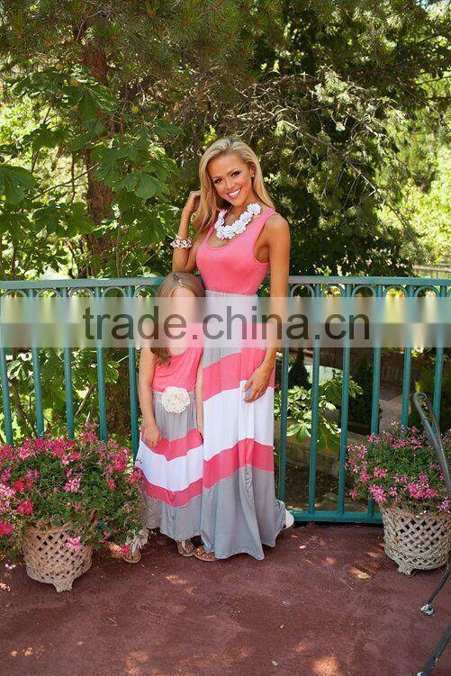 Trendy Mother And Daughter Clothes Girls Matching Family Lace Dresses Clothing