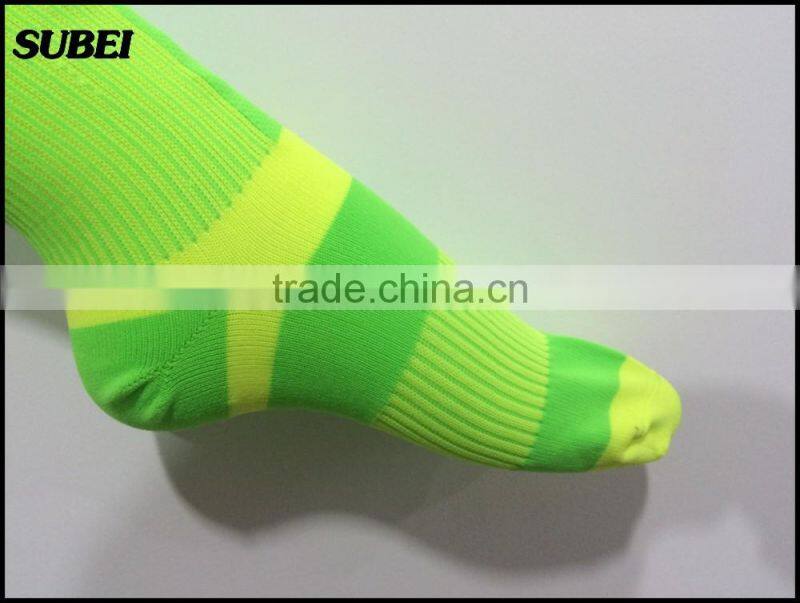 Florescence color 20-30 mm/hg sexy japanese sport running compression stocking