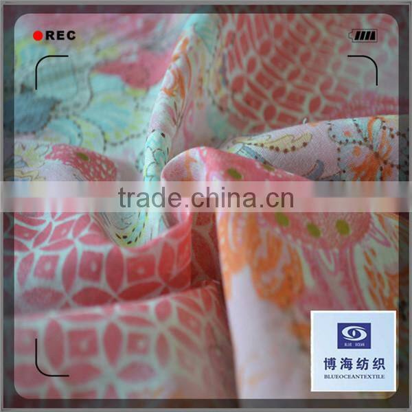 new desgin 100%cotton voile fabric for women's clothes