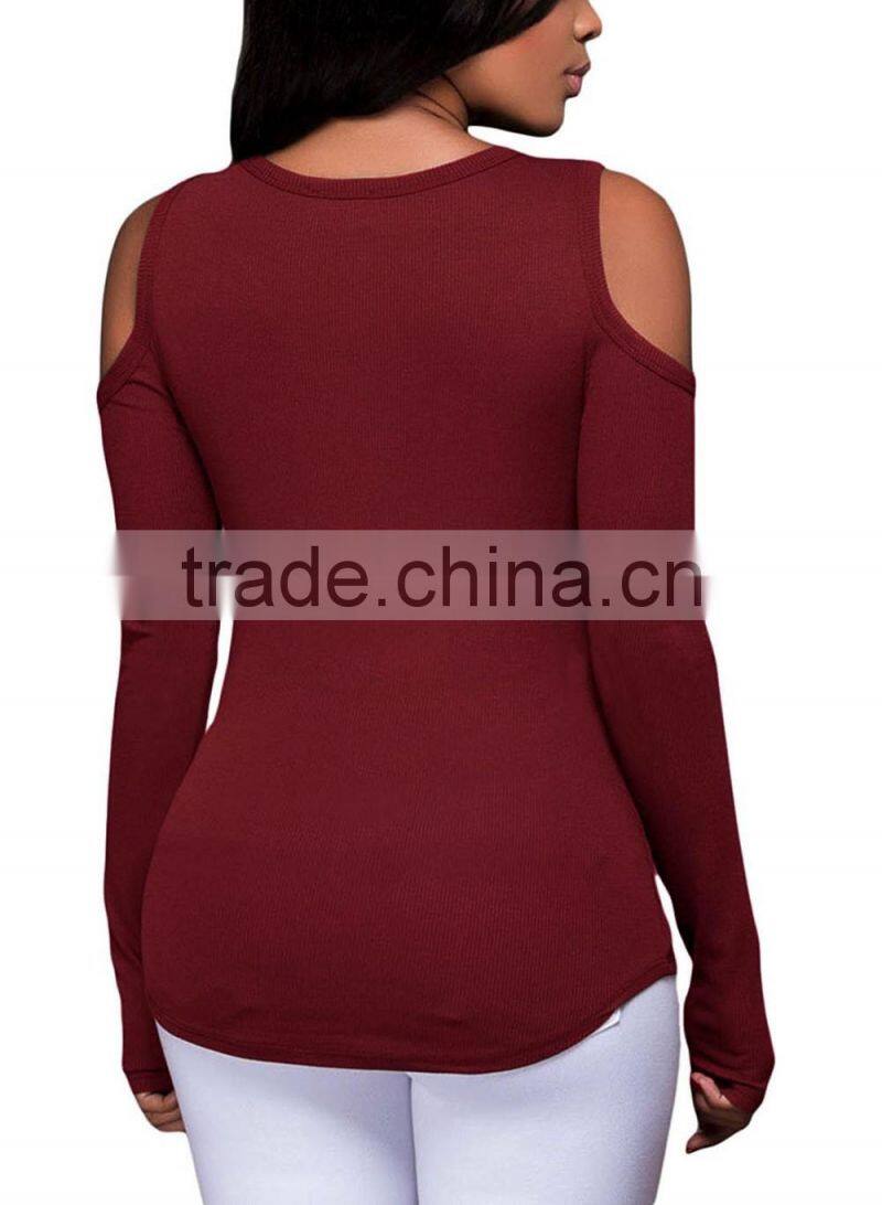 Wholesale Sexy Women Long Sleeve Bodysuit Blouse Top For Wholesale 2017