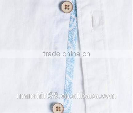 2016 fashion men's 100% hemp shirt