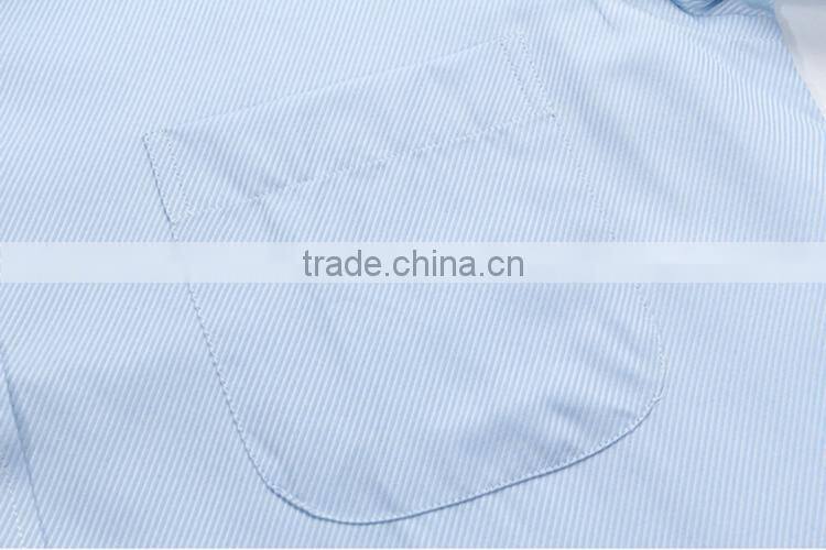 Latest design multicolor stripes fashionable light colored casual dress long sleeve men's custom t shirt