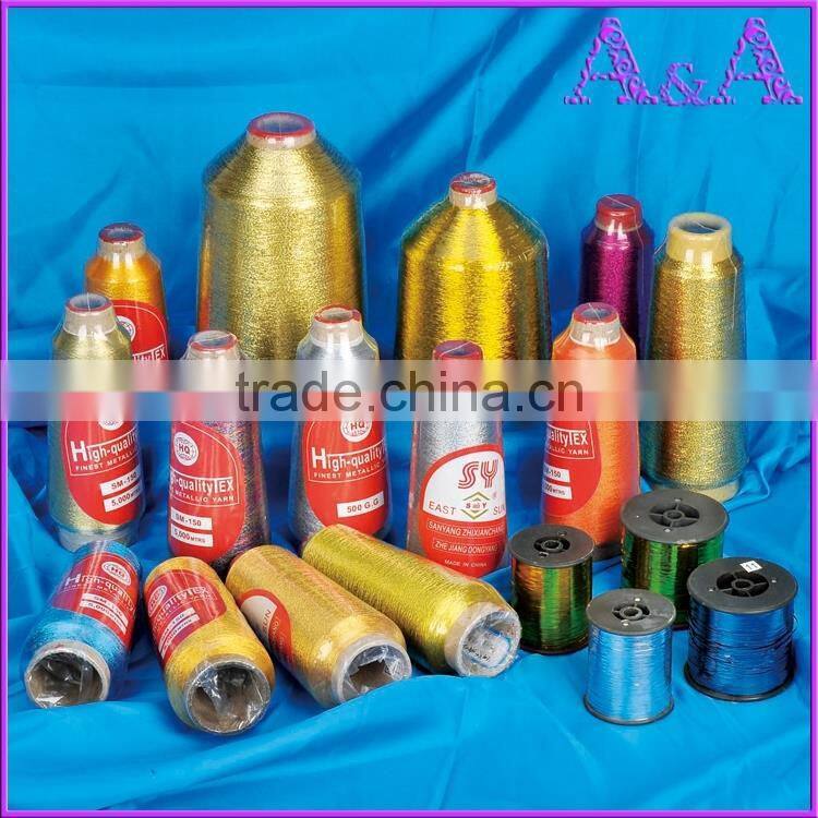 Goldden yarn Pure metallic yarn Japanese metallic yarn