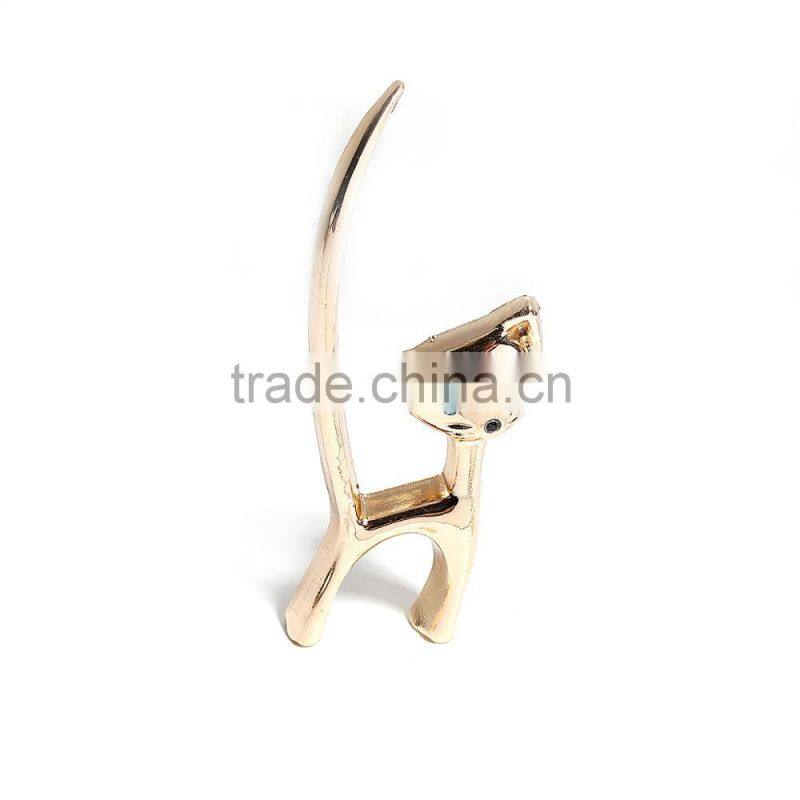 Zinc Based Alloy Purse Accessories Gold Plated 10.8cm(4 2/8") x 4.2cm(1 5/8"), 1 Piece