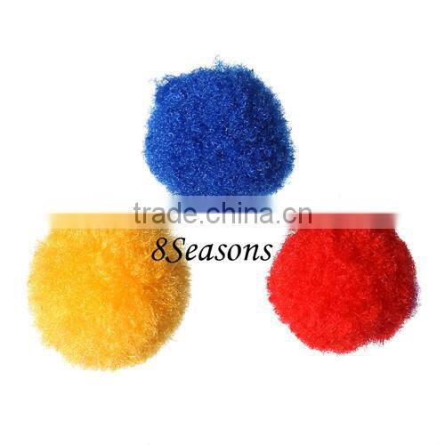 Round Mixed Handmade Terylene Pom Pom Ball For DIY Knitting 19mm-21mm