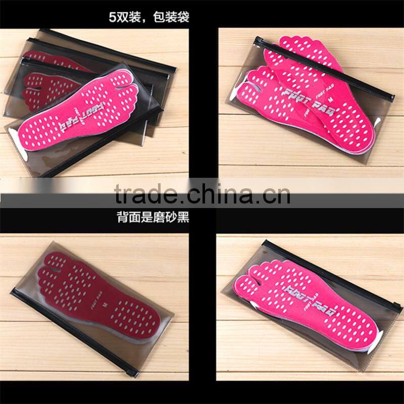 flexible anti-slip NAKEFIT Stick-on Soles Adhesive Foot Pads Feet Sticker Flexible Feet Protection anti-cutting sticky pads