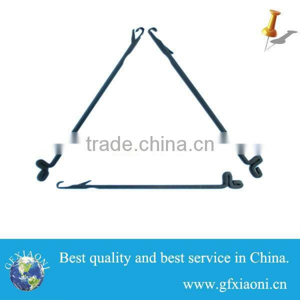 Hand driven flat knitting needles for wire