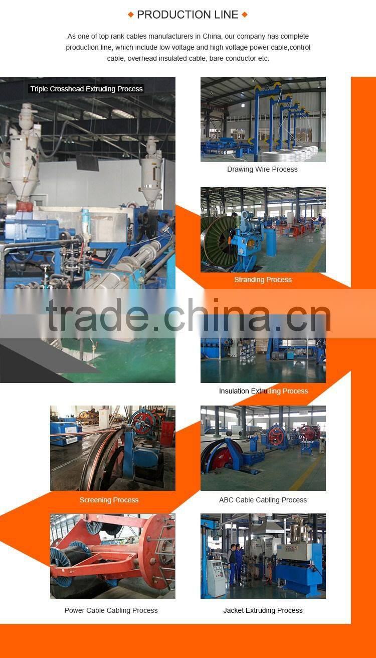 Aluminum conductor ABC cable AAC ACSR AAAC Service drop cable