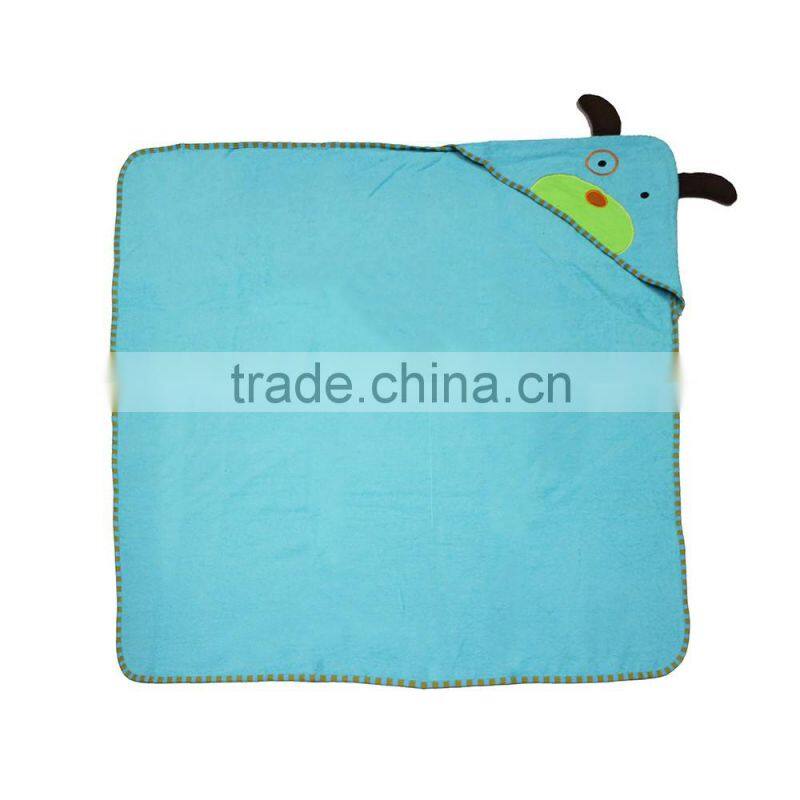 Custom design cotton baby organic hooded animal towel