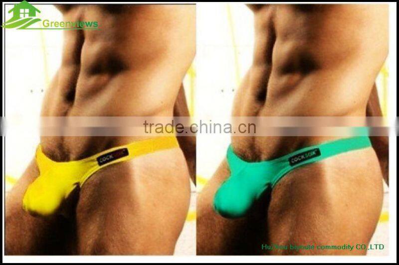 OEM service supported gay men thong pouch cotton sexy men underwear sexy gay men underwear factory boys briefs