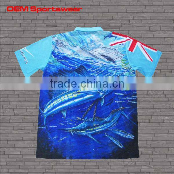 High quality Wholesale Sublimation Fishing Shirt