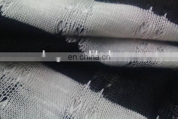 shaoxing winfar woman dress jacquard knit polyester rayon spandex fabric