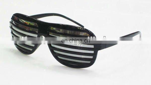 Neon pink shutter glasses