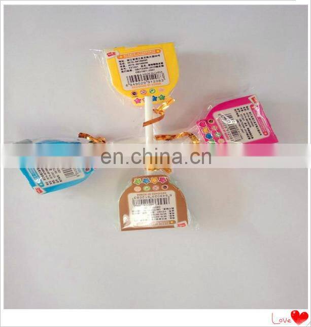 cute fancy promotional gift lollipop eraser