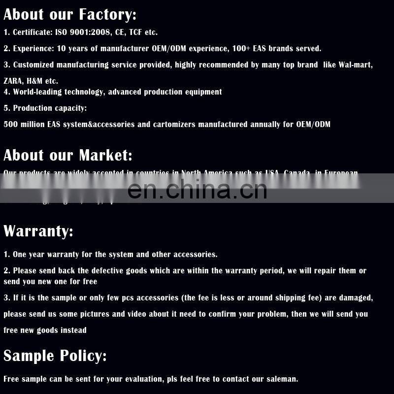 high sensitive good quality clothing security tag remover / magnetic tag remover / pencil tag eas detacher