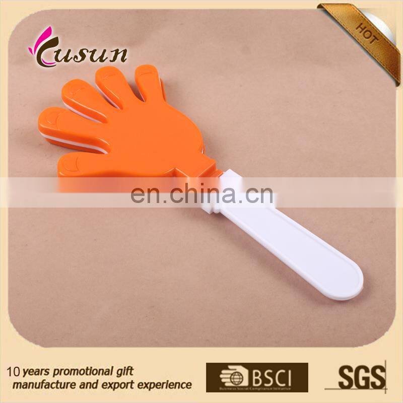 28cm Cheap Promotion Plastic Clapping Hands Custom Printed Plastic Clapping Hands