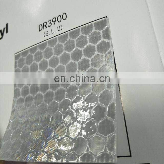 Grey Honeycomb Reflective Banner Vinyl For Inkjet Printing