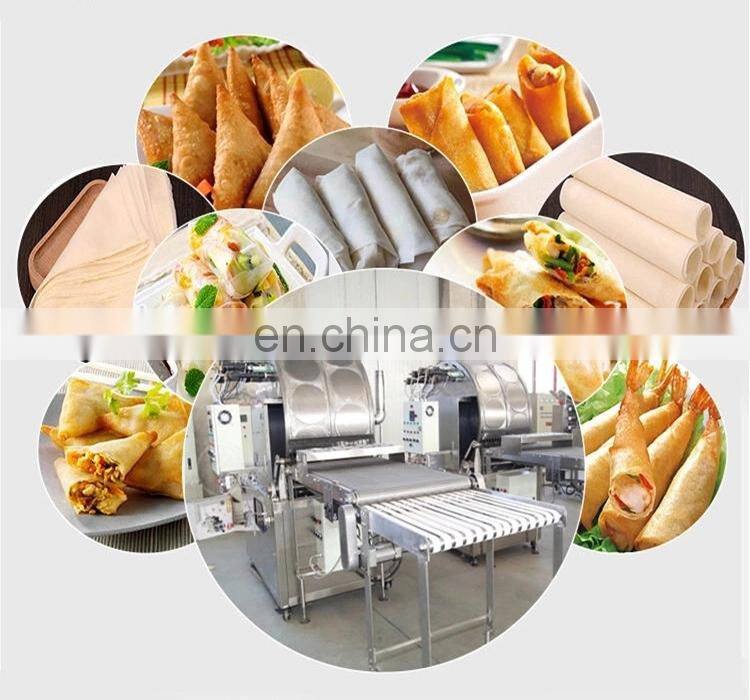 Hot Sale Spring Roll Pastry Sheet Making Automatic Spring Roll Machine