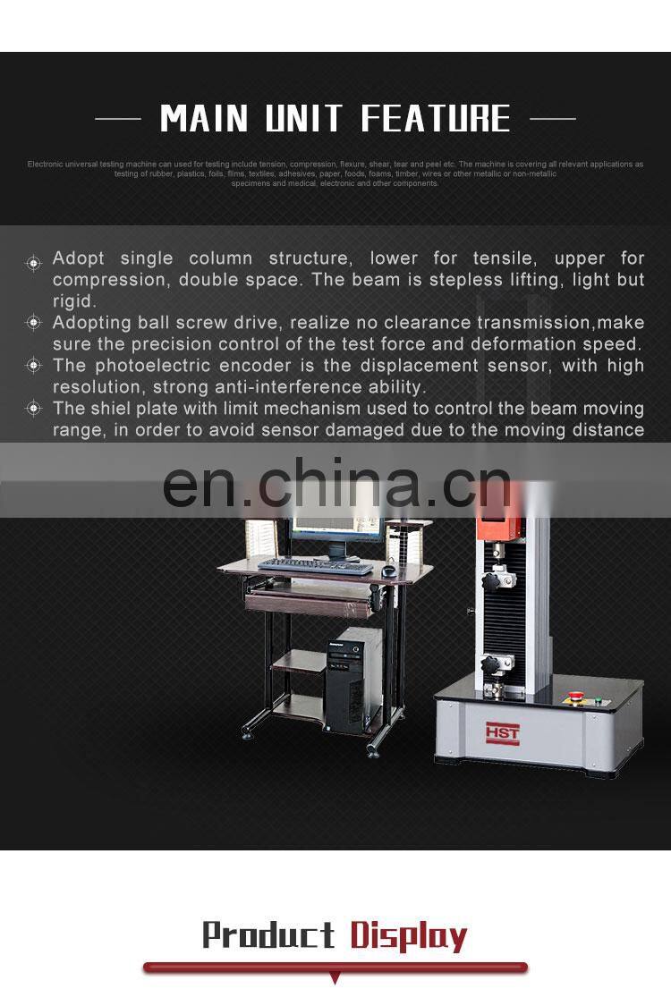 1KN desktop plastic and can bottle tester price for compression