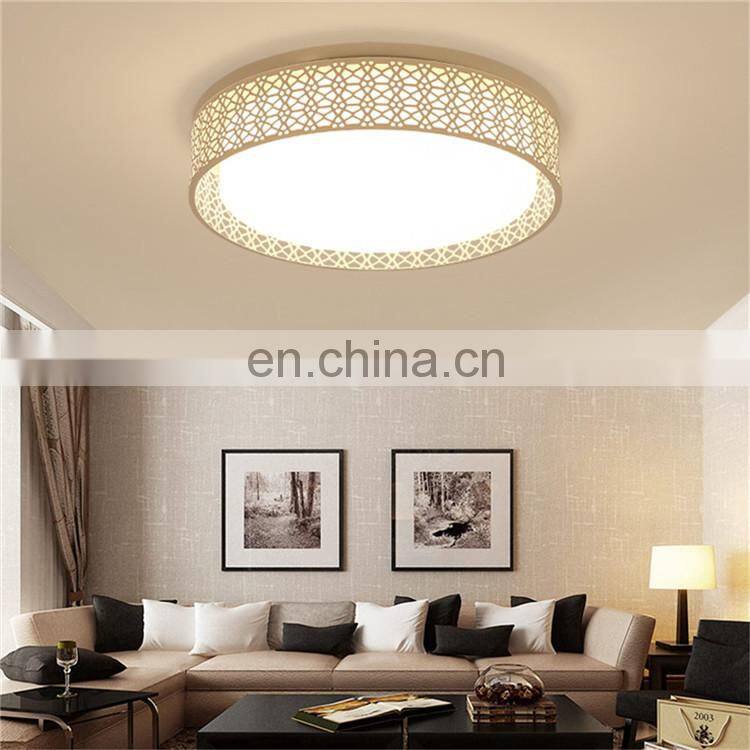 Round simple ceiling lights dimming ceiling LED lamps