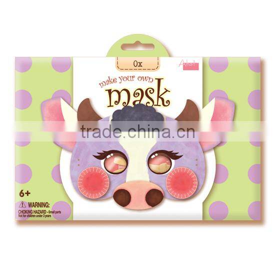 Kids toy Party Paper craft Make Your Own DIY Rooster Hen Animal Paper Mask