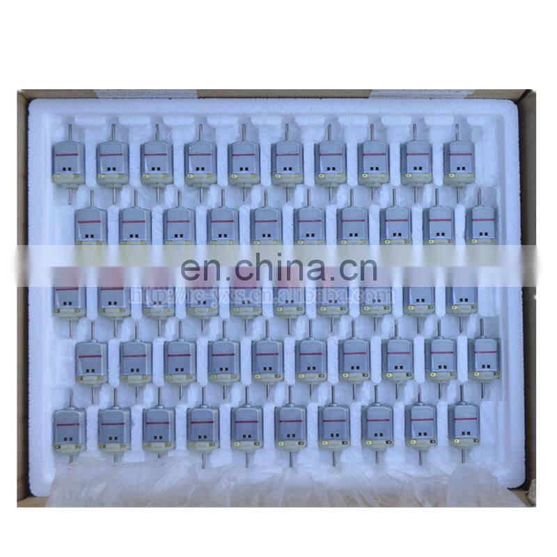 130 motor double shaft carbon brush motor 3V 6V 12V