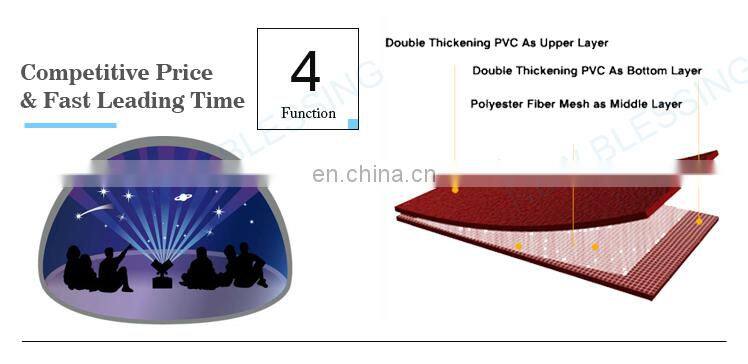 Dome Planetarium Inflatable Advertising Screen, Inflatable Projection Dome Tent