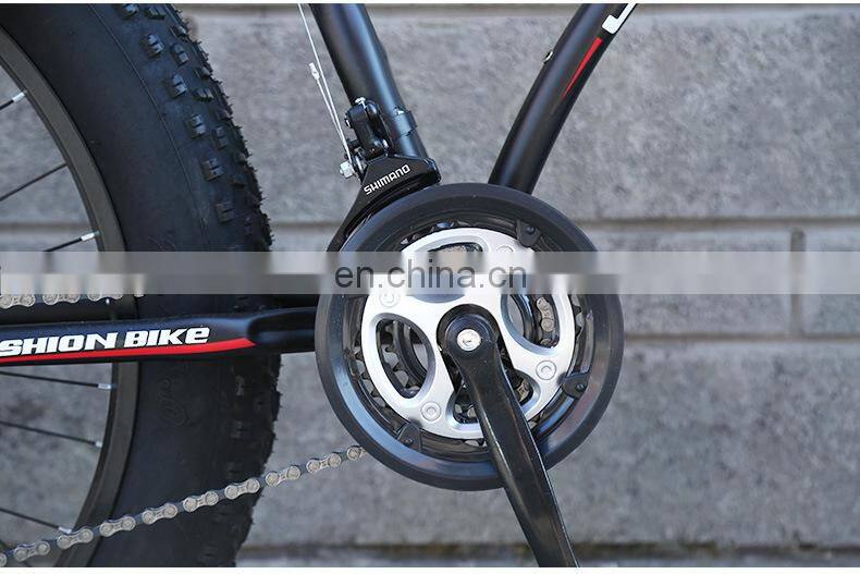 Cheap and best 26 inch 21 speed fat tire Mountain Bike with disc brake