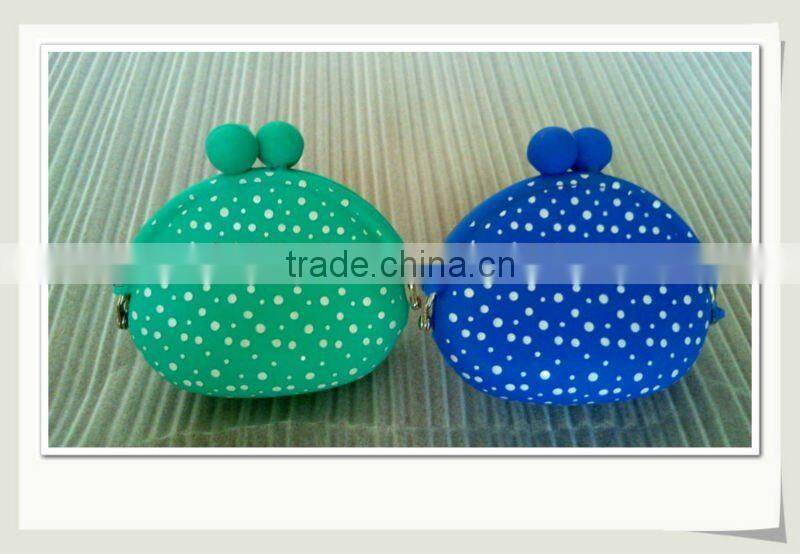 Cute and Mini silicone coin bags with new pattern colorful