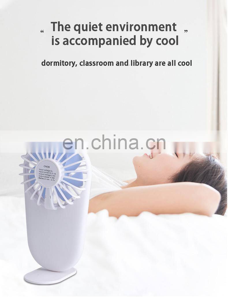 2021 Hot sell handheld mini fan rechargeable battery fan USB mini folding fan Low noise cute