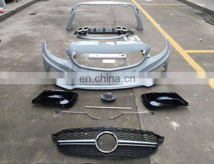 W205 c180 C200L C260 C300 upgrade w205 Carls C63 style body kit 14~16y PP material