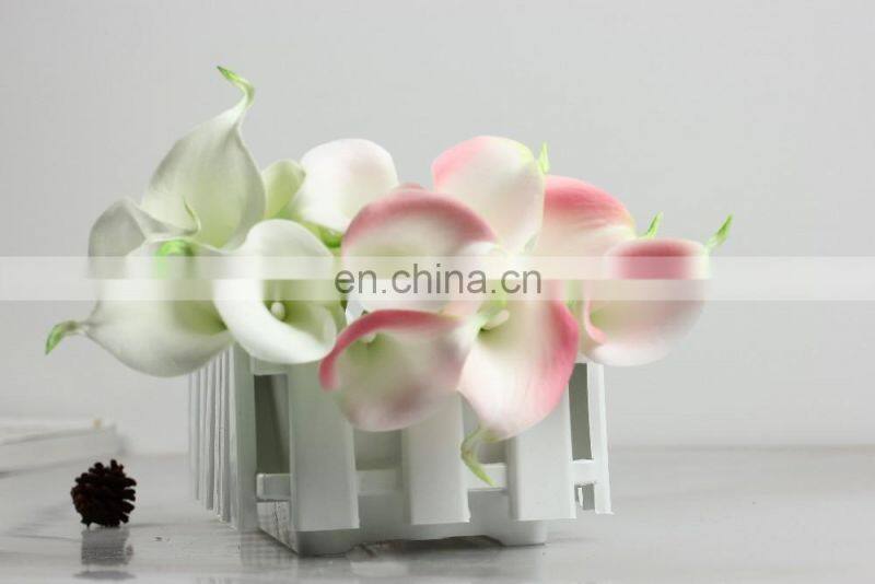 5cm head calla lily artificial flower 10pcs/lot PU real touch flowers home decoration wedding bouquet Decorative Flower