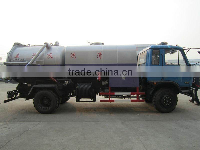 10000 liters high pressure vacuum suction truck
