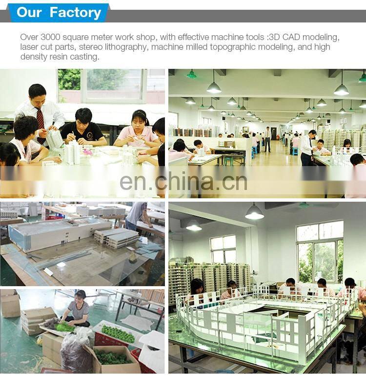 Physical scale model for building design company , architectural model figures