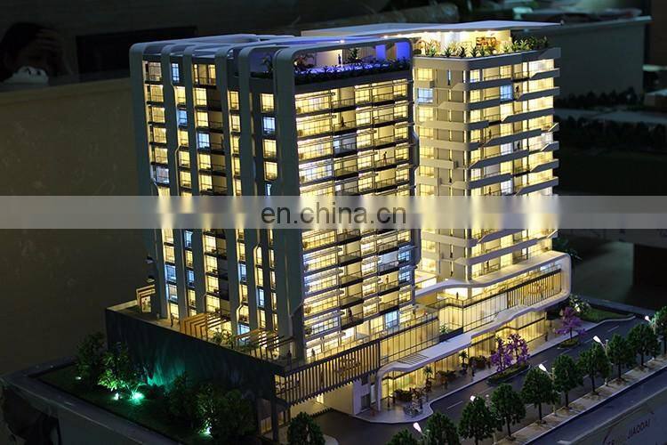 Physical scale model for building design company , architectural model figures
