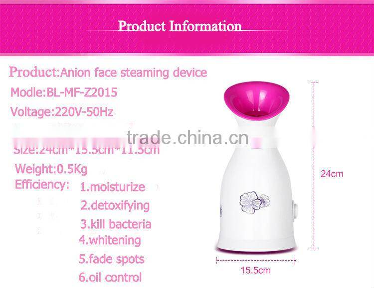 Hot Sale Home Use Mist Ionic Facial Steamer / vaporizer / humidifier