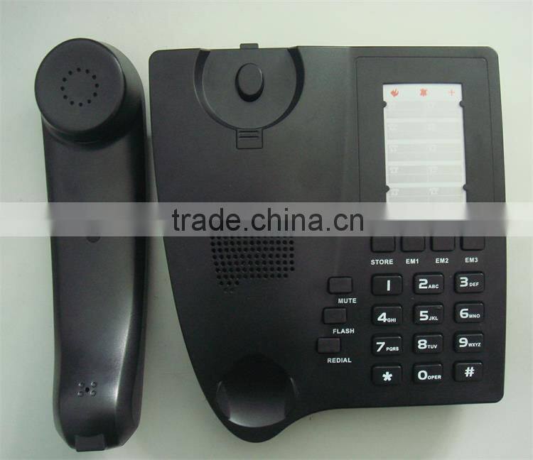 High quality desktop style speed dial 3 memories basic simple telephone