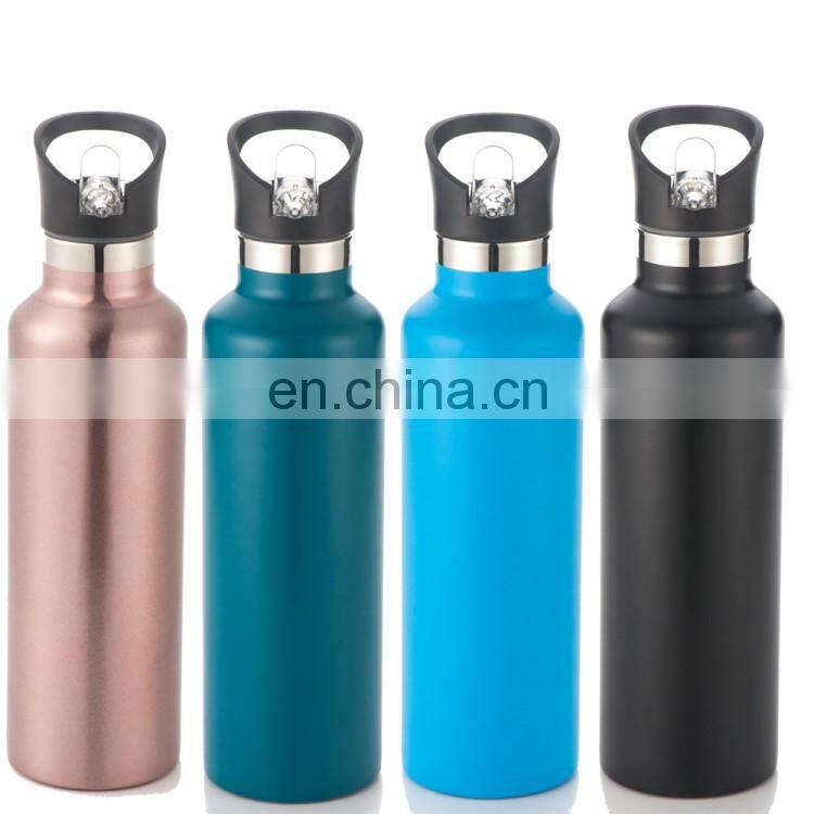 Drinkware Supplier Stainless Steel Double Wall Thermal Insulated Water Bottle With Straw Tumbler Cup