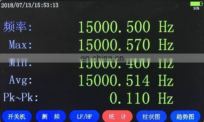 FC-4000 50Hz-4GHz RF Frequency Meter Portable Frequency Counter with 5" Color Display