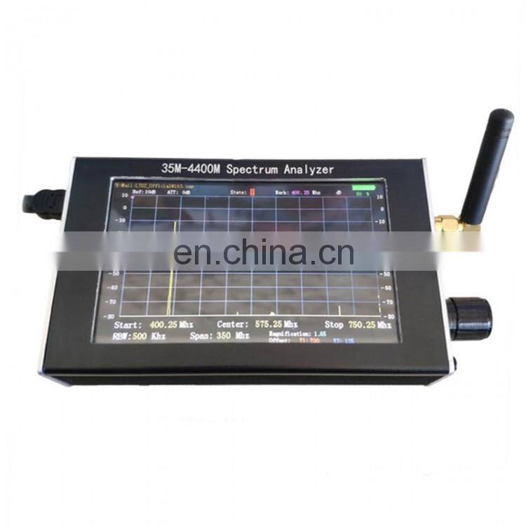 35M-4400M Simple Handheld Spectrum Analyzer with 4.3" TFT Color LCD Display