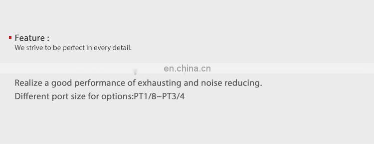 SNS PSB Series factory air brass silencer pneumatic muffler fitting silencers