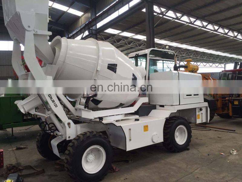 4.0 cubic meters Cement mixing machine portable concrete drum mixer