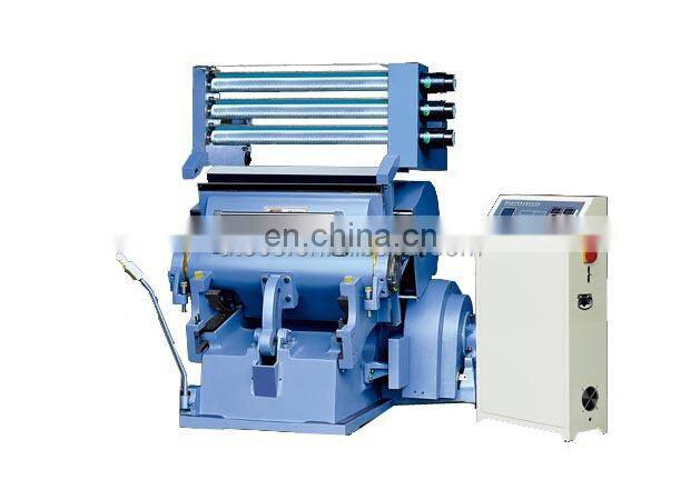 TYMB 930 CE approved Standard Notebook Cover Gold Foil Hot Stamping and Cutting Machine, kraft paper bag platen punching press