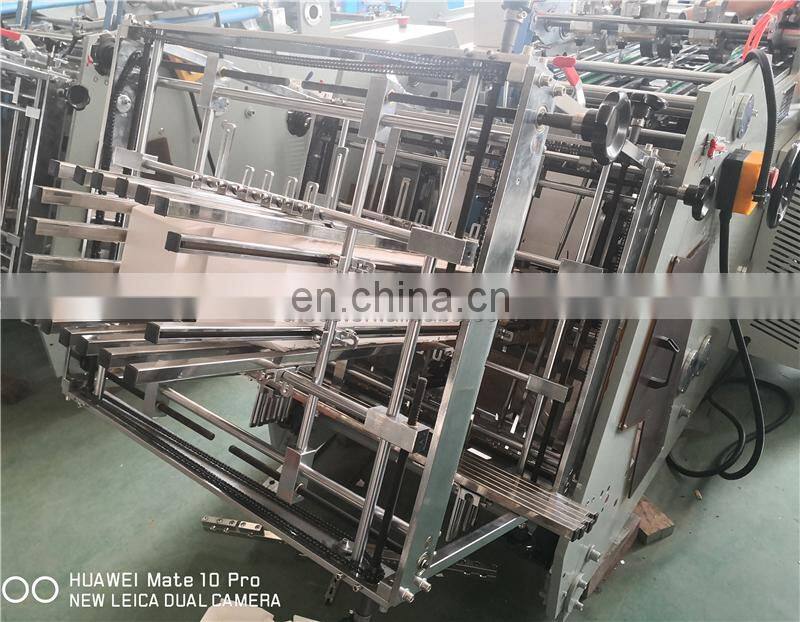 HBM800 Automatic disposable snack hotdog kraft Paper Box making machine, recycle fast food pizza packing box forming equipment