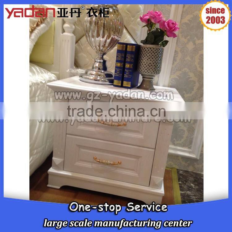 modern home bedroom furniture mirrored bedside table panel,bedside table lamp