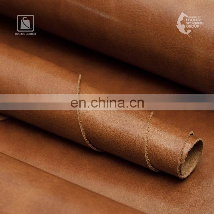 Factory Wholesale Supply Latest Collection Sustainable Full Grain Vegetable Tanned Genuine Leather at Good Price