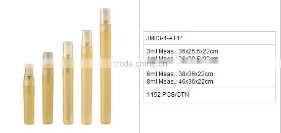 5ml promotional plastic spray perfume bottle in stock
