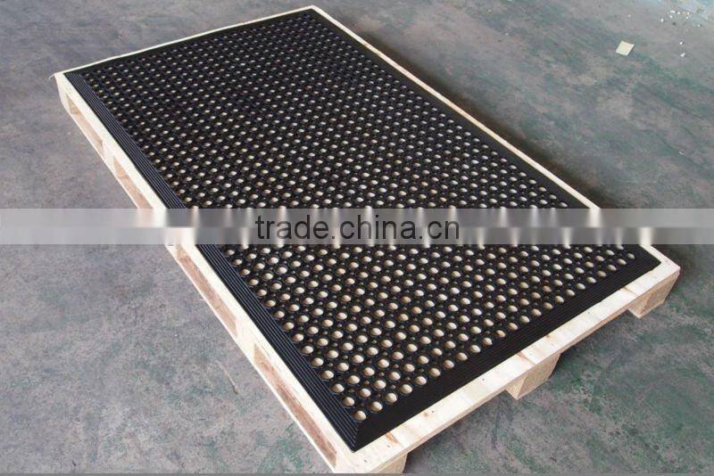 Anti-slip and comfortable rubber mat for workshop